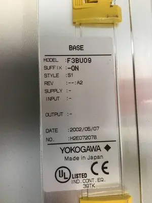 USED YOKOGAWA F3BU09-0N