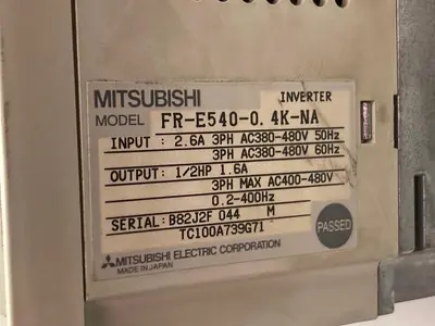 USED MITSUBISHI FR-E540-0.4K-NA