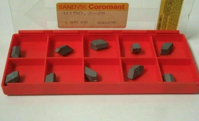 SANDVIK Coromant N150.2 600 135 P35 Grooving Lathe Carbide Inserts 10 Pcs New