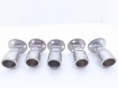 Hollaender 41-7 1-1/4 Speed-Rail Adjustable Flange Wall Mt 1-1/4" Pipe Lot of 5