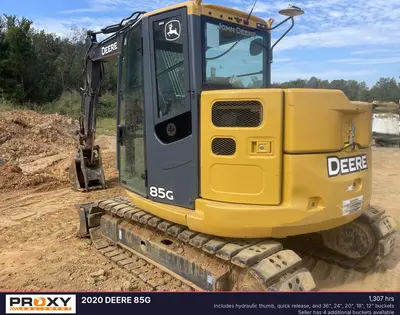 Used 2020 DEERE 85G Crawler Excavators North Carolina US | Proxy Equipment #1377828