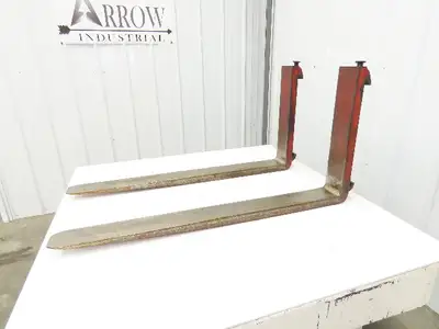 Kenhar 384213 2 4x42" Class 2 Steel Forklift Forks 16" Carriage 1-Pair 1250X500
