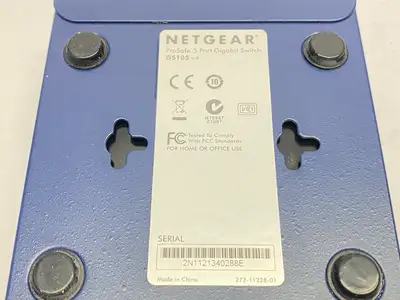 USED NETGEAR PROSAFE UNMANAGED GIGABIT ETHERNET SWITCH 5-PORT