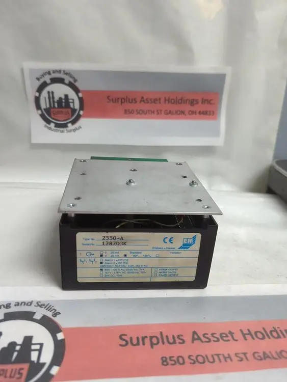 Used ENDRESS+HAUSER 2550-A Misc Electrical & Power Parts Ohio US | Surplus Asset Holdings #1235642
