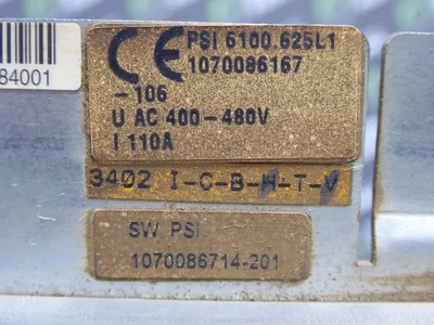 Bosch PSI 6100.625L1 Power Supply Unit 1070086167-106 Used