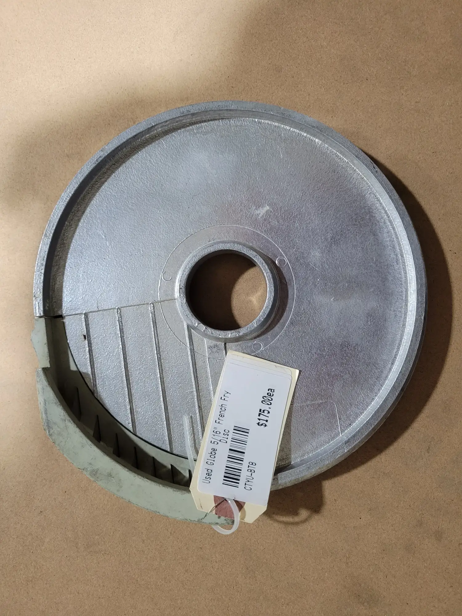 Used Globe 5/16" French Fry Disc