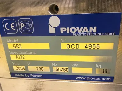 USED PIOVAN GR3