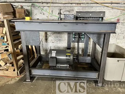 USED CUSTOM BUILT SINGLE HEAD PALLET NOTCHER