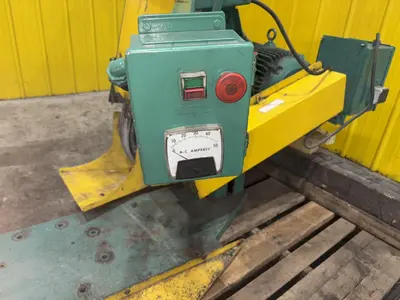 15 HP G&P MODEL 4168 4" X 168" BELT GRINDER: YOBRO #24126