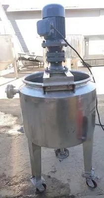 Tank, 25 Gallon, 316 Stainless Steel, 20" x 16", 1 HP, Jacketed, Agitated, OT/CB #S743429