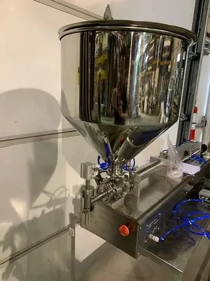 DEMO 120ML Table Top Pneumatic Piston Filler Model DGF-B