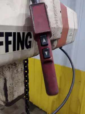 2 TON COFFING MODEL #EC-4016-2 ELECTRIC MOTORIZED CHAIN HOIST WITH TROLLEY: STOCK #24474
