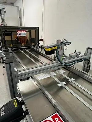 USED 2018 B+B AUTOMATION KRAUSS SERIALIZATION LINE FOR PRINTING FOLDING BOXES OF MEDICINES