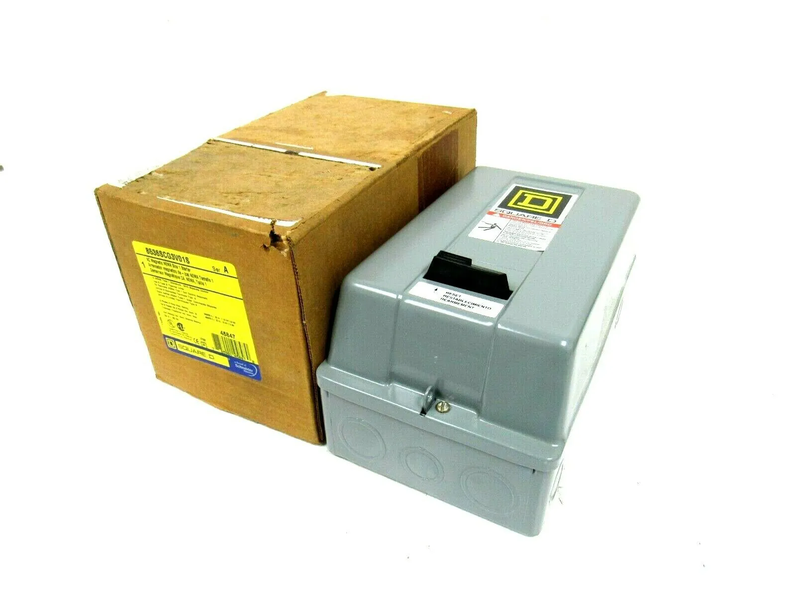NEW SQUARE D 8536SCG3V01S STARTER SIZE 1 SER A