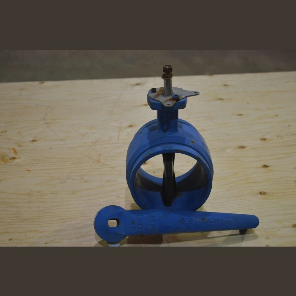 6in Glen-RH Butterfly Valve