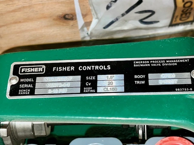 Used Fisher Baumann 32.24588SVF Valves/Fittings Minnesota US | Peak Machinery, Inc. #285288