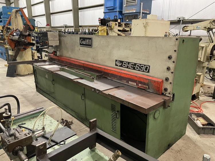 Used 1995 GUIFIL GHE-630 Power Squaring Shears (Inch) Michigan US | Holland Equipment Hunters, Inc. #47589