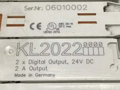 USED BECKHOFF KL2022