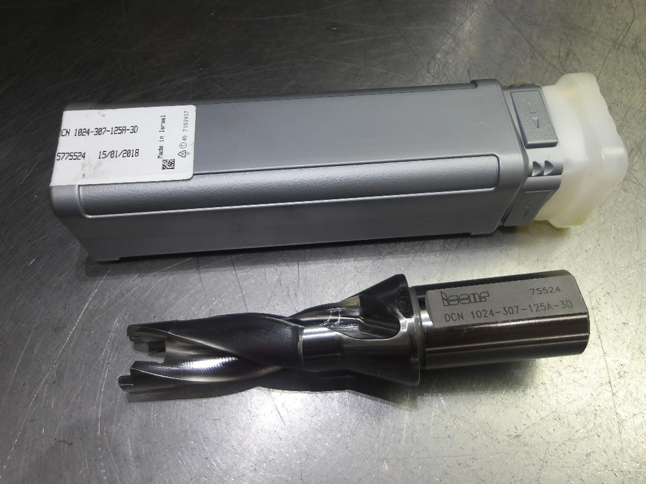 Iscar 1.024-1.059" Coolant Thru Drill 1.25" Shank DCN 1024-307-125A-3D (LOC3516)