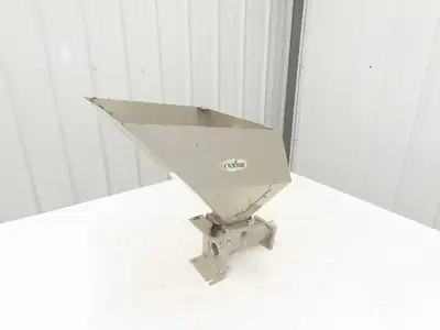 Conair 12"x 12" Steel Hopper Receiver Bin Loader for Auger Feeder -No Drive