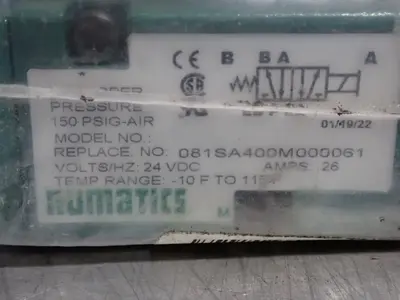 NEW NUMATICS 081SA400M000061