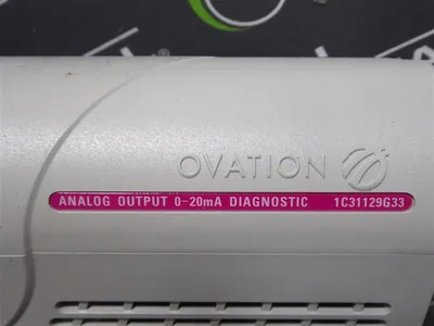 Westinghouse Emerson 1C31129G33 Ovation Diagnostic Analog Output Module Used