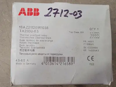 NEW ABB TA25DU-6.5