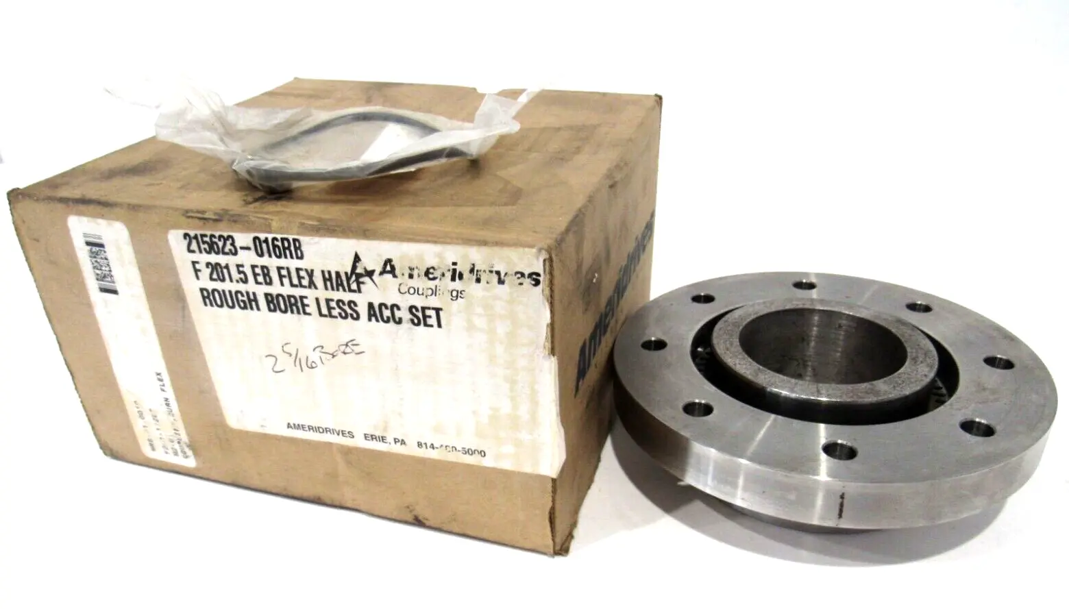 NEW AMERIDRIVES 215623-016RB F 201.5 EB FLEX HALF ROUGH BORE 215623016RB