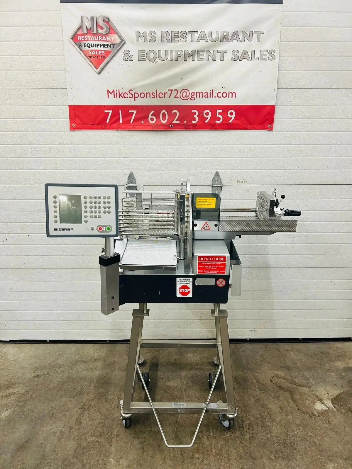 Bizerba A404 Gen 3 Fully Automatic Slicer Stacker System 2015 Fully Refurbished