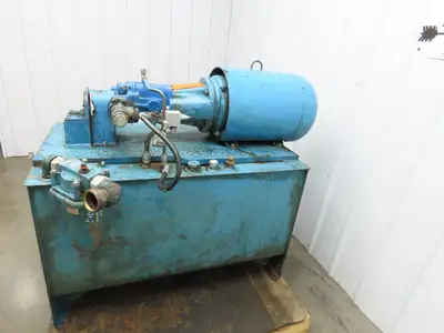 Eaton Vickers Hydraulic Power Unit 120 Gallon 29 GPM 3000PSI 30Hp 230/460V 3Ph