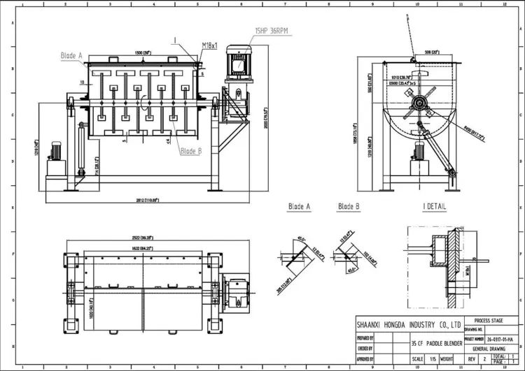 New | in-Stock 2026 HONGDA TILT-35 CU FT Paddle Mixers Ontario CA | Hongda America Corp #1207708