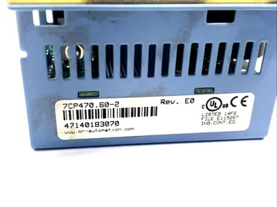 USED B&R AUTOMATION 7CP470.60-2 REV. E0, CP470 2003