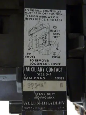 USED ALLEN BRADLEY 509-BOD SER A W35