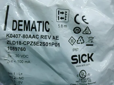 NEW SICK ZLD18CPZ5E2S01P01