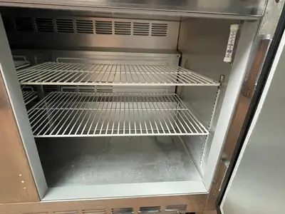 New | in-Stock Beverage Air Used 60" Beverage Air WTR60A Worktop Refrigerator with New Compressor 120V Worktop Refrigerators Illinois US | Falcon Restaurant Supply #1374923