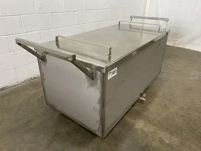SS Heavy Duty Lidded Bin