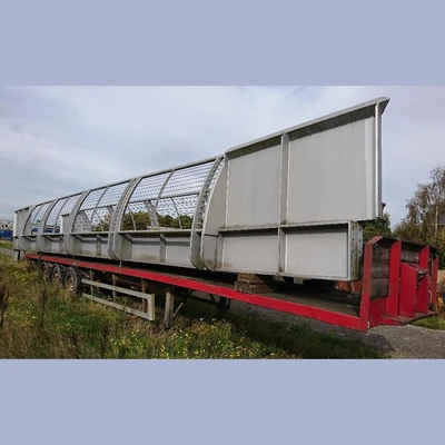 2m x 16m 24-Ton Steel Beam Pedestrian Bridge