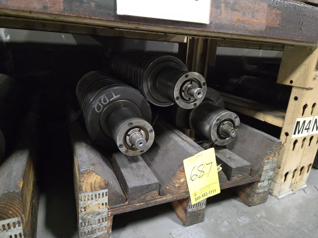 (3) Superfine OD Grind Drum Spindle