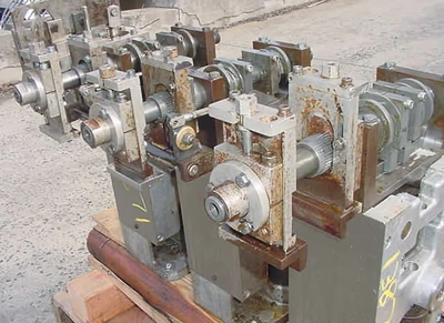 USED METAL TUBE CRIMPING STATION  KALIX METAL CRIMP STATIONS