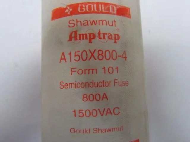 Ferraz Shawmut A150X800-4 Form 101 800 Amp 1500VAC Amp-Trap Semiconductor Fuse