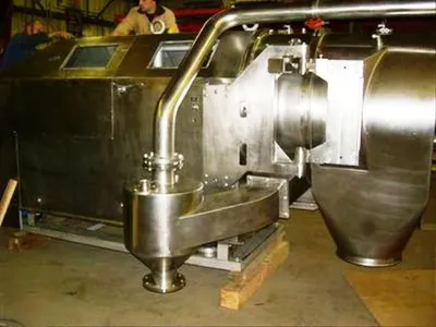 Heinkel HF 800 Inverting Filter centrifuge, Hastelloy C22.