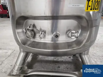 USED Precision 200 Liter Precision Stainless Reactor, 316L S/S, 45/100#
