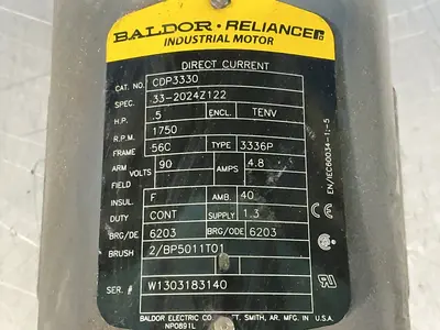 Used BALDOR CDP3330 D.C. Motors Ohio US | HGR 24 #1506909