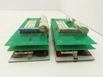 PressTech Controls/Crosfield 7602-9970-00D Control Panel Unit w/ Board Lot Of 4