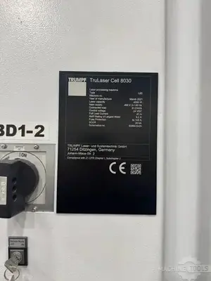 USED 2021 TRUMPF TRULASER CELL 8030