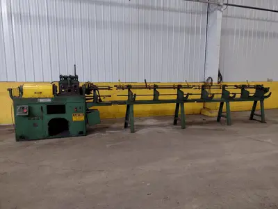 3/8" LEWIS MODEL #8CV WIRE STRAIGHTEN & CUT MACHINE: STOCK  16185