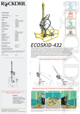 NEW ROCKDRIL ECOSKID-432