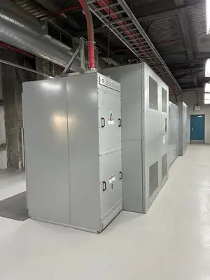 LV Double-Ended Unit Substation - 2 x 2000/3000kVA, 13.8kV Transformers w/ 600V MAGNUM DS Switchgear