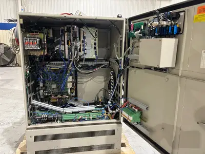 Used Yaskawa UP6 Robot Controller System, Teach Pendant, Cables Robots Michigan US | Maverick Industrial Sales #1401824