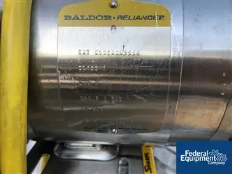 USED ITT 40 Gal ITT Industries Reactor, 316L S/S, 15/100#